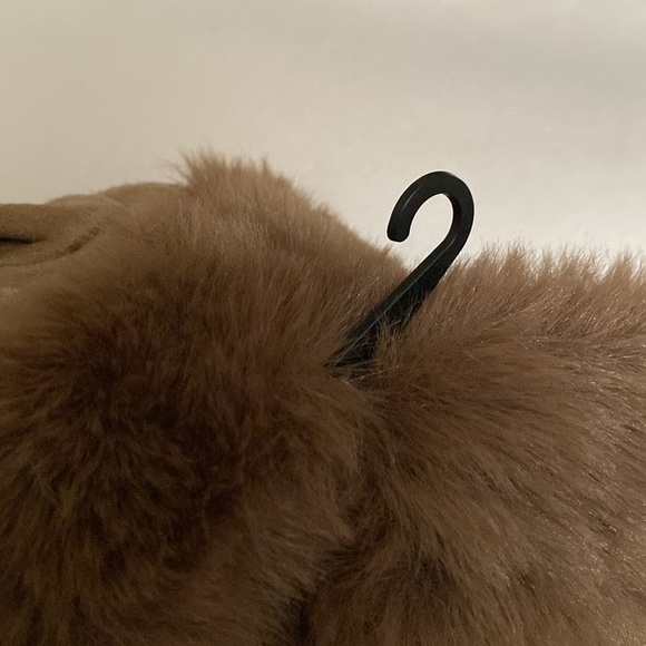 NWOT Faux Fur Smart gloves Tan Warm S/M - Picture 4 of 6